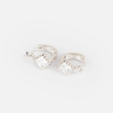 E STUD HOCK SQUARE GEM AND GEM