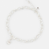 BRA OVAL CHAIN BIG HEART GEM