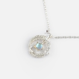 N DOUBLE FEATHER MULTI GEM AND OPAL STAR