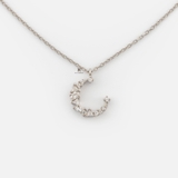 N BIG CRECENT MOON MULTI GEM