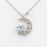 N CRECENT MOON AND OPAL SUN
