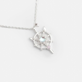N OPAL SUN CIRCLE AND KEY