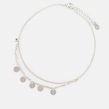 ANK DOUBLE LINE MULTI CIRCLE TAG