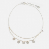 ANK DOUBLE LINE MULTI CIRCLE TAG