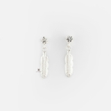 E STUD 6 PRONGS DROP FEATHER