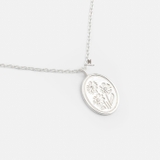 N OVAL STAMP MULTI FLOWER