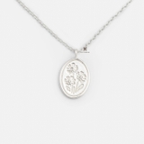 N OVAL STAMP MULTI FLOWER