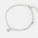 BRA DOUBLE LINE CIRCLE TAG TINY GEM