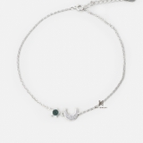 ANK BLUE STONE STAR AND GEM CRESCENT MOON