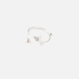 R MIDI DOUBLE BUTTERFLY GEM FLOWER