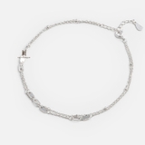 ANK MULTI OVAL TAG DOUBLE LINE BALL CHAIN