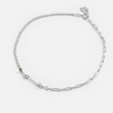 ANK HALF BALL HALF BIG CHAIN DOUBLE KNOT