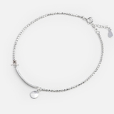 ANK CURVE BAR DROP CIRCLE TAG