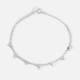 BRA MULTI TRIANGLE DOUBLE LINE TINY GEM