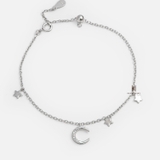 N UNIVERSE CRESCENT MOON TINY GEM AND MULTI STAR