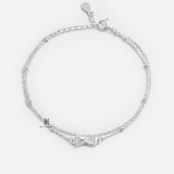 BRA BOW GEM DOUBLE LINE