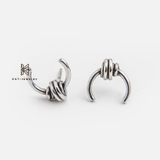 E STUD TWIST CIRCLE CURVE
