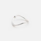 R MIDI CURVE RING