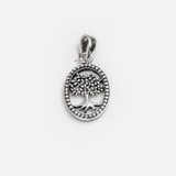 P CIRCLE DOT OXIDIZED TREE OF LIFE