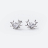 E STUD REINDEER BIG HORN BIG GEM