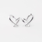 E STUD TWISTED WIRE HEART
