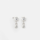 E STUD BIG GEM AND DROP GEM