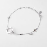 BRA DOUBLE CIRCLE IN CIRCLE AND GEM