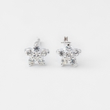 E STUD FLOWER FULL GEM