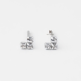 E STUD TINY GEM HEART