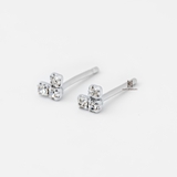 E STUD TINY GEM HEART