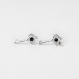 E STUD KEY BLACK GEM