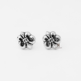 E STUD SHORT CHROME HEART