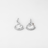 E STUD BIG BOHO CIRCLE MULTI BALL