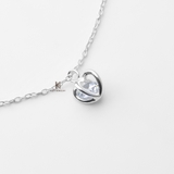 N 3D TRANSPARENT HEART GEM