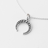 P CIRCLE MOON DOT OXIDIZE