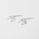 E STUD CIRCLE GEM