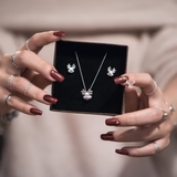 Tuần lộc dễ thương giáng sinh bạc 925 - bộ sưu tập trang sức bạc giới hạn mùa giáng sinh