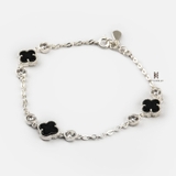 BRA TRIPLE SPECIAL CLOVER BLACK STONE AND MULTA CIRCLE GEM