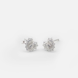 E STUD FIREWORK HEART AND SINGLE GEM