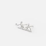 E STUD TIE RIBBON SIMPLE