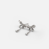 E STUD SPECIAL BOW GEM DROP CHAIN GEM