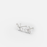 E STUD BOW LINE SINGLE GEM