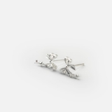 E STUD TIE BOW DROP STAR
