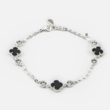 BRA TRIPLE SPECIAL CLOVER BLACK STONE AND MULTA CIRCLE GEM