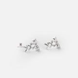 E STUD LONG BOW ZIG ZAG SLEEK
