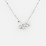 N MINI BOW AND GEM BALL CHAIN
