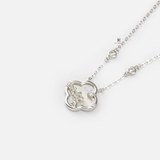 N SPECIAL CLOVER MOTHER OF PEARL FLOWER INSIDE