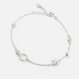 BRA HEXAGON GEM AND TWISTED CIRCLE GEM