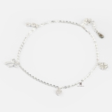 ANK TINY CHARM INFINITY BOW HEART CLOVER GEM