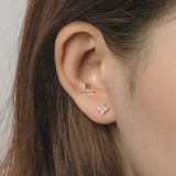 E STUD LEAF GEM
